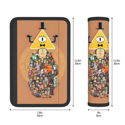 Gravity Falls Seat Belt Pads (2 Pack)