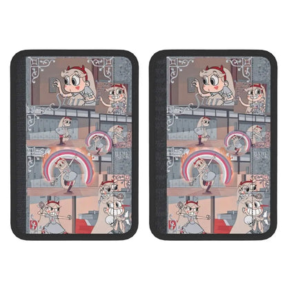 Custom Gravity Falls Anime Car Seat Belt Pads