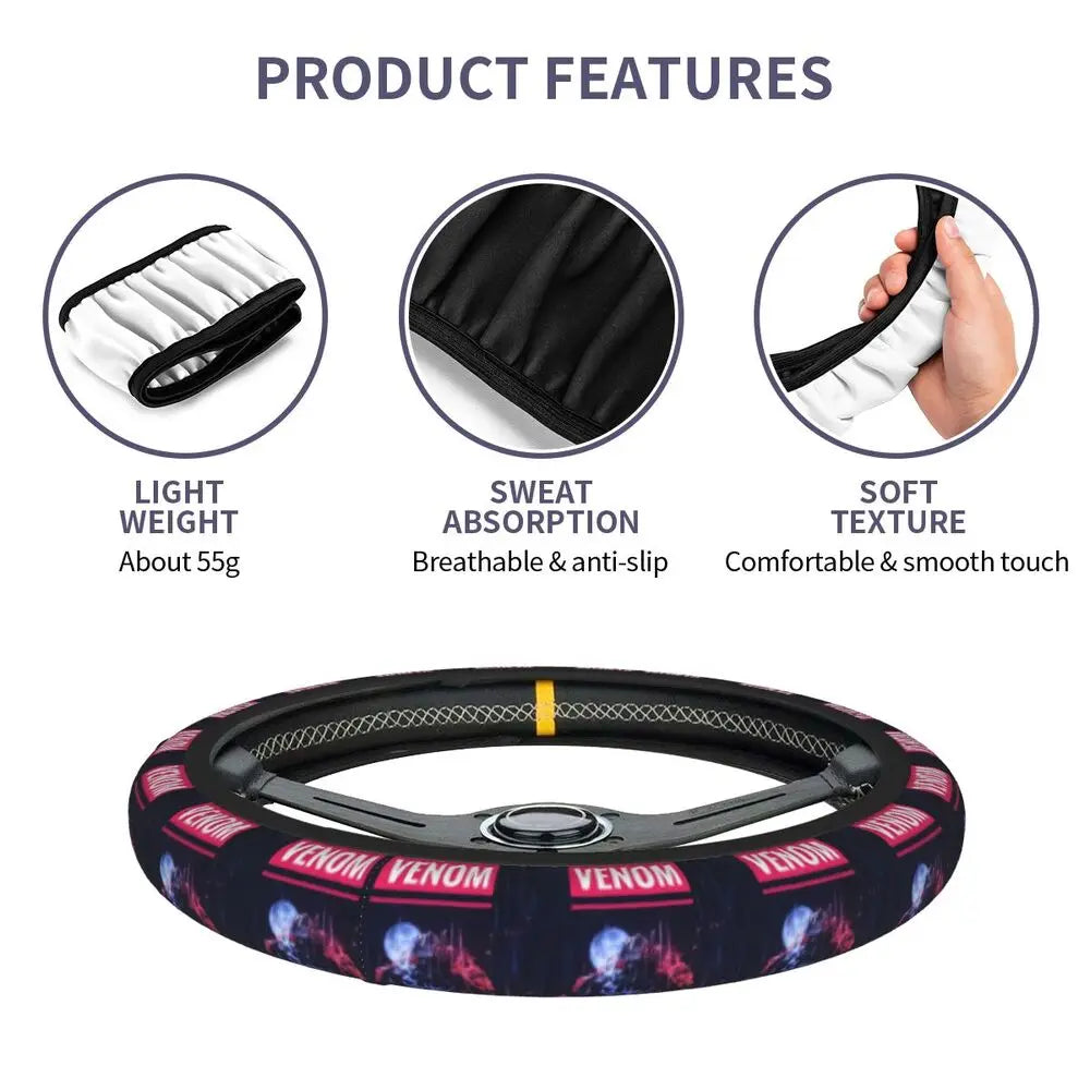 Venom Steering Wheel Cover 🖤