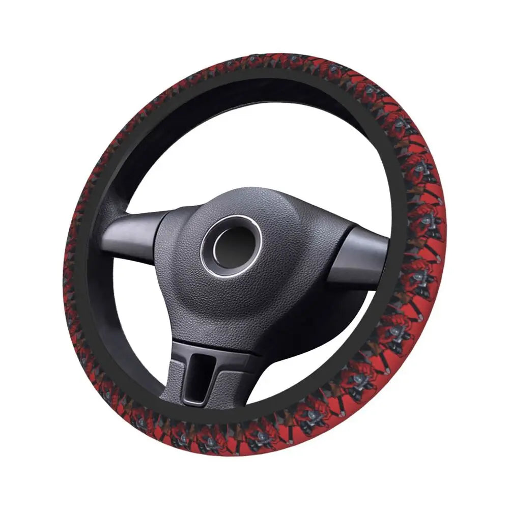 Deadpool Manga Steering Wheel Cover 🖤