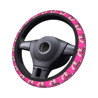 Kawaii Piglet Steering Wheel Cover 🐷