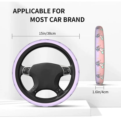 Kawaii Piglet Steering Wheel Cover 🐷