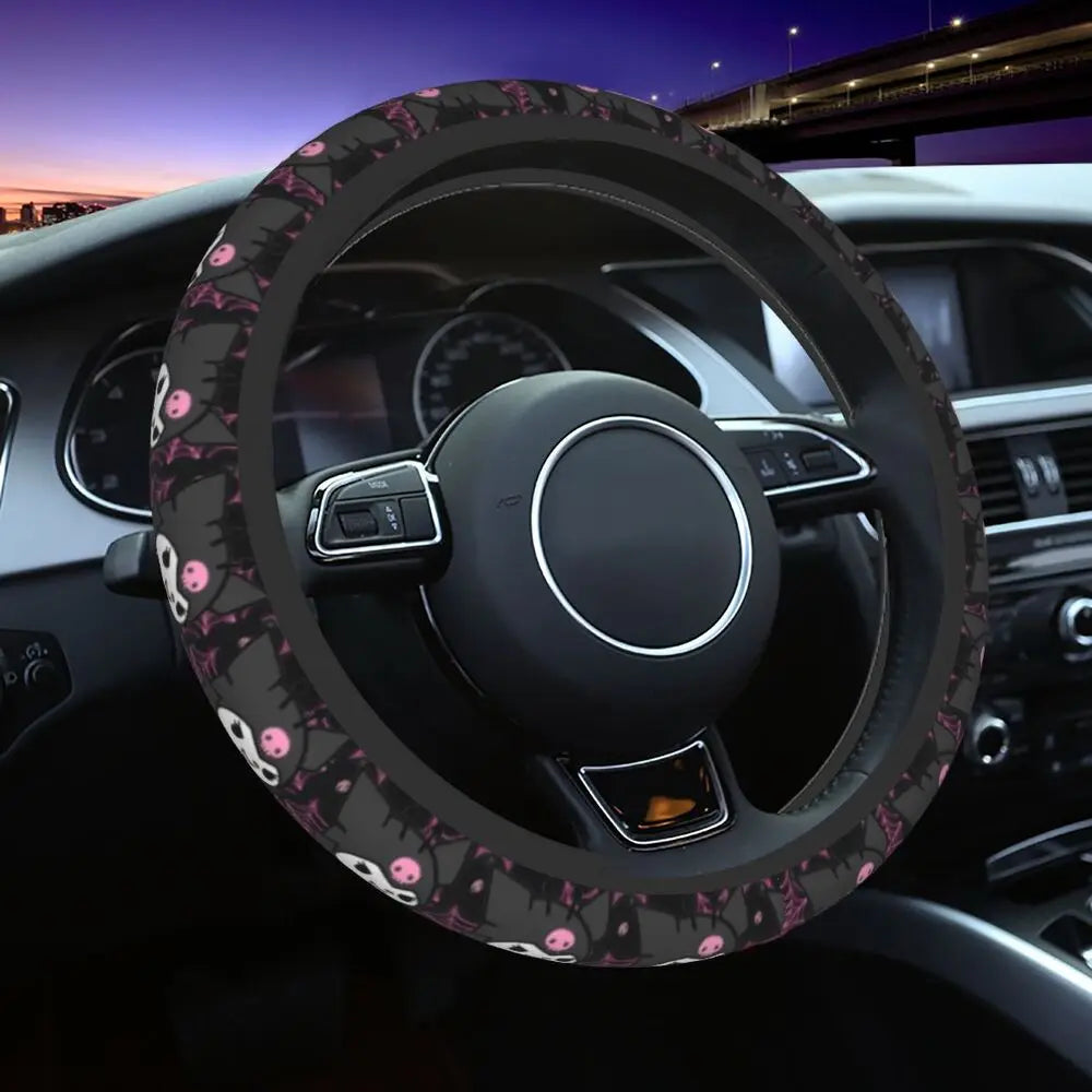 Kuromi Steering Wheel Cover 🖤