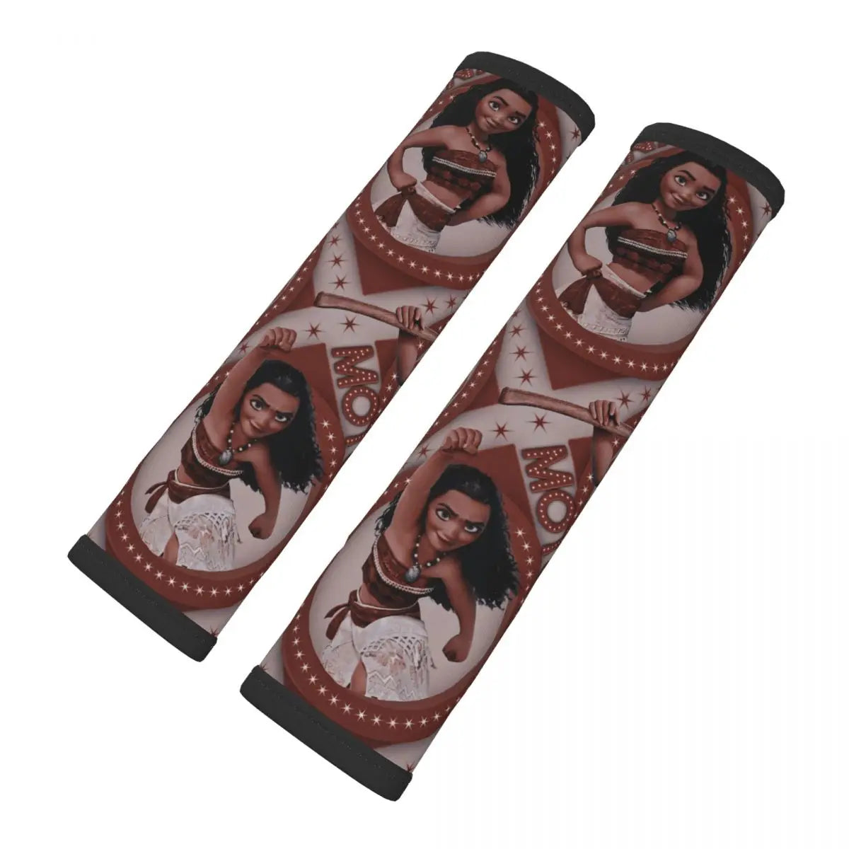 Custom Moana Cartoon Car Seat Belt Pads