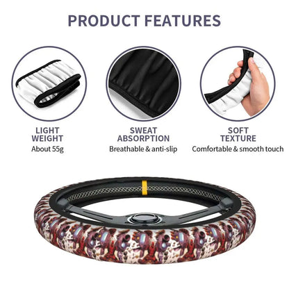 Deadpool Manga Steering Wheel Cover 🖤