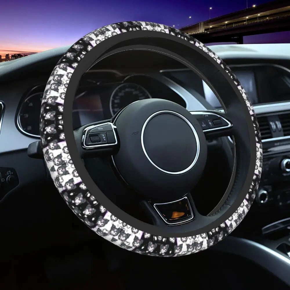 Kuromi Steering Wheel Cover 🖤