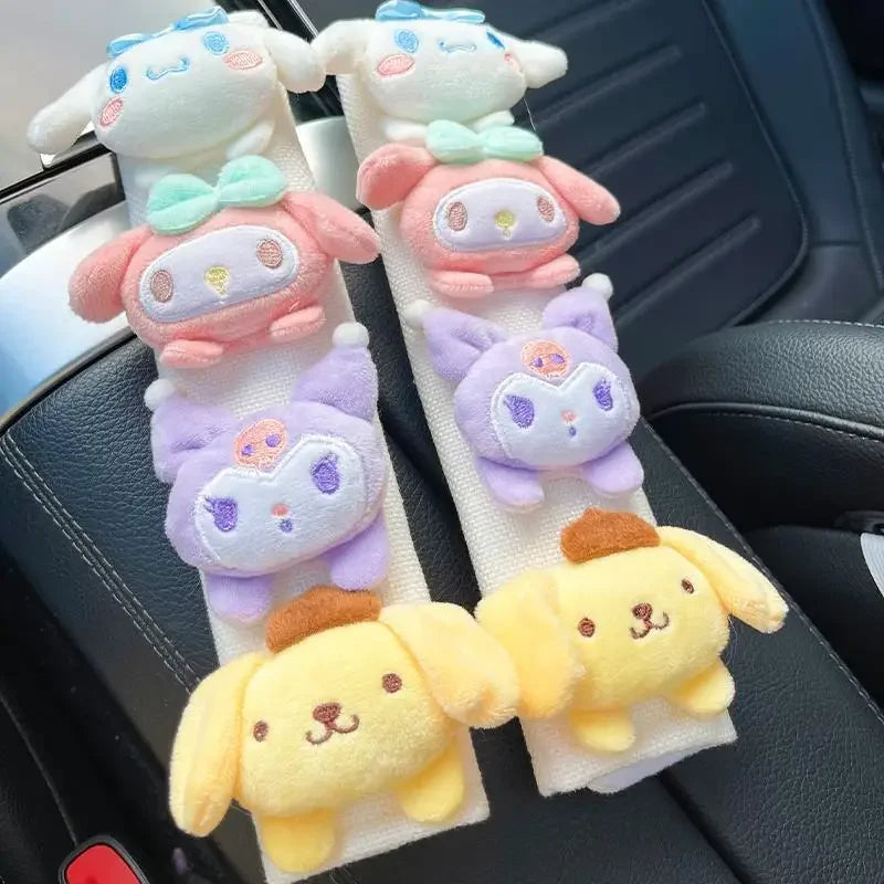 Kuromi & Cinnamoroll Seat Belt Cover
