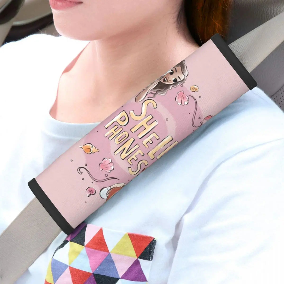 Custom Moana Cartoon Car Seat Belt Pads