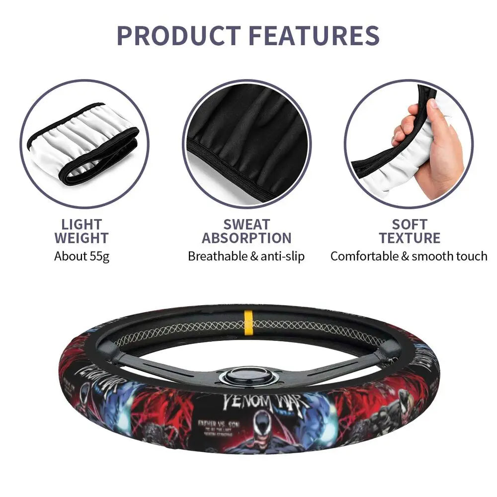 Venom Steering Wheel Cover 🖤