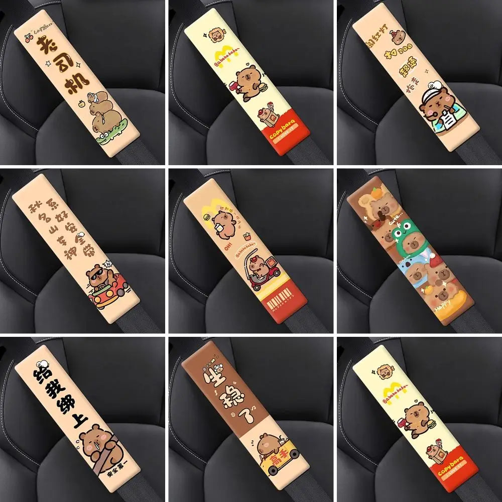 Capybara Seat Belt Protector 🦫