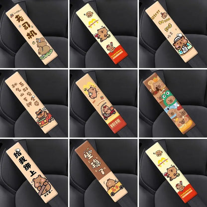 Capybara Seat Belt Protector 🦫