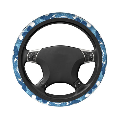 Demon Slayer Cool Waves Steering Wheel Cover – 15 Inch
