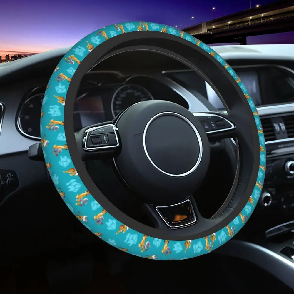 Simba & Nala Steering Wheel Cover