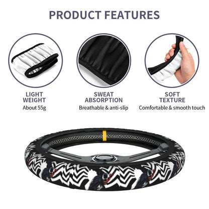 Venom Steering Wheel Cover 🖤