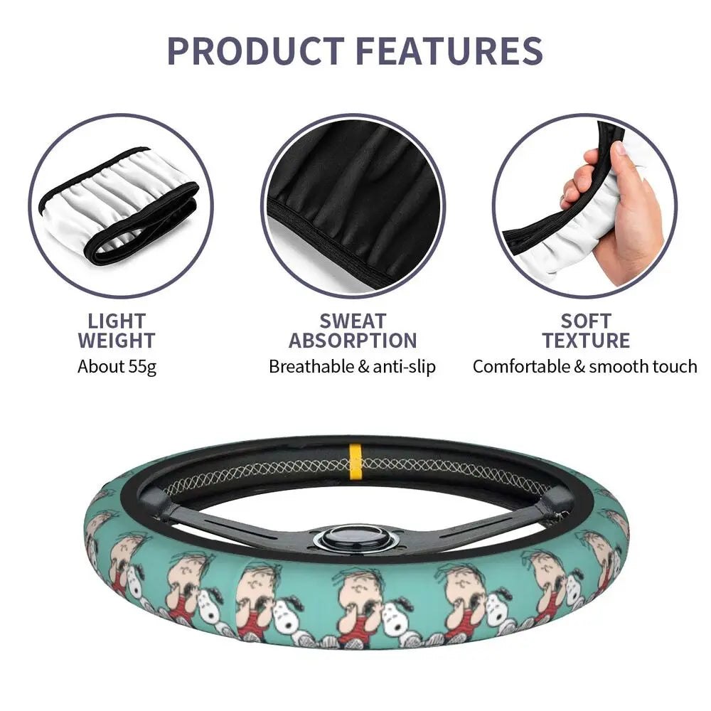 Snoopy Steering Wheel Cover 🐶