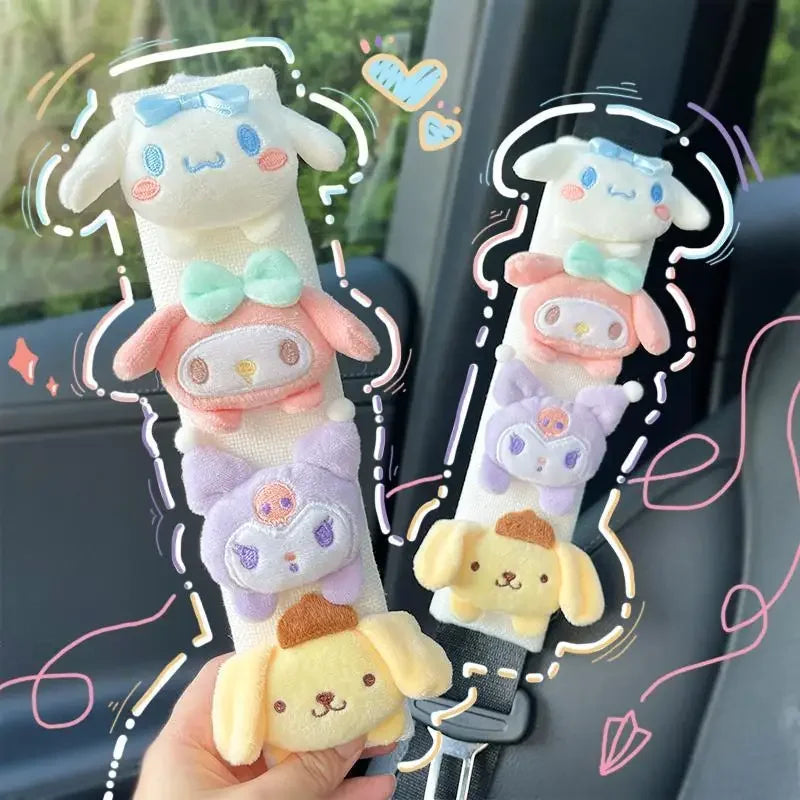 Kuromi & Cinnamoroll Seat Belt Cover
