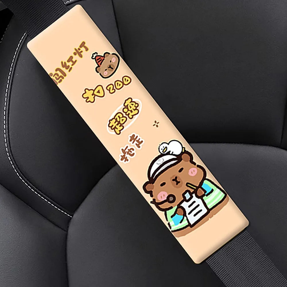 Capybara Seat Belt Protector 🦫