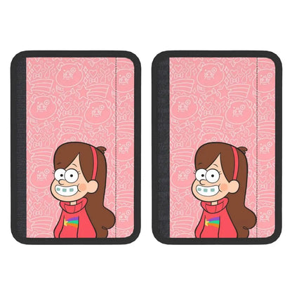 Custom Gravity Falls Anime Car Seat Belt Pads
