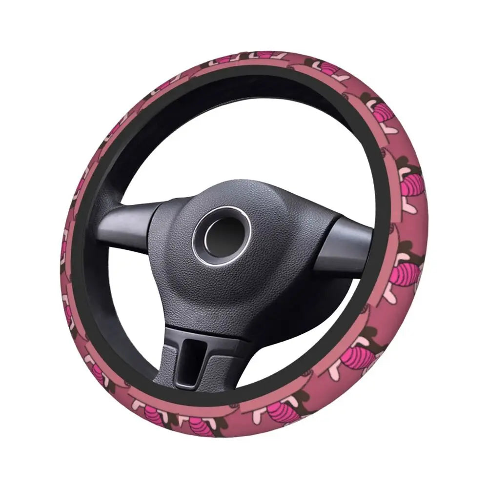 Kawaii Piglet Steering Wheel Cover 🐷