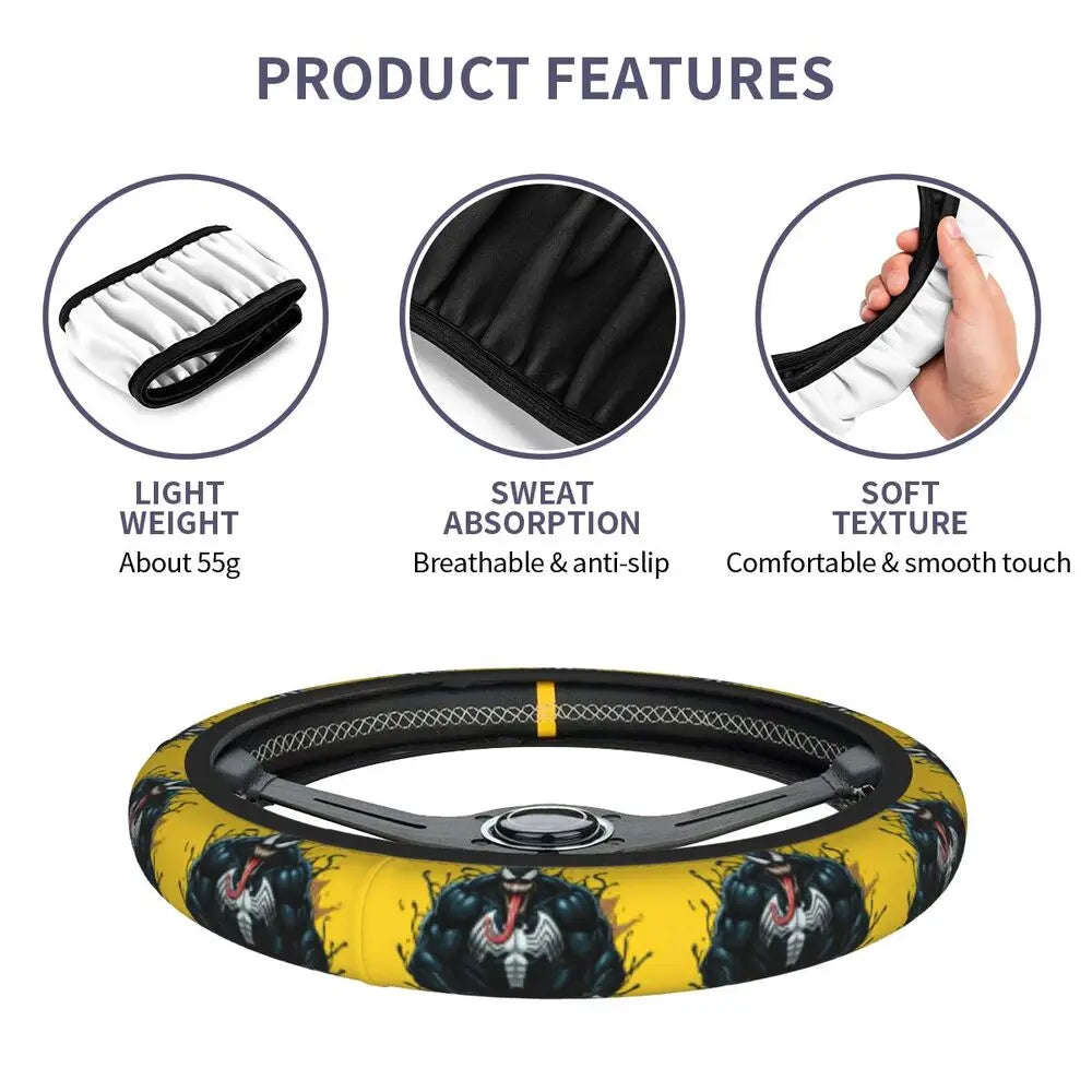 Venom Steering Wheel Cover 🖤