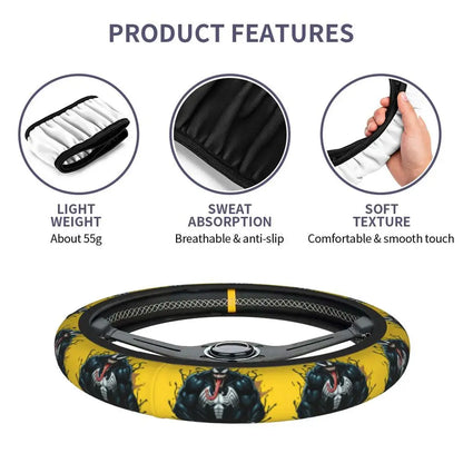 Venom Steering Wheel Cover 🖤