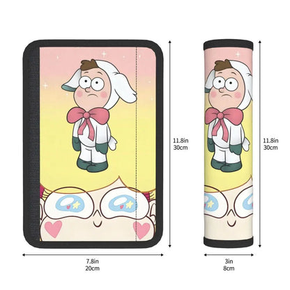 Custom Gravity Falls Anime Car Seat Belt Pads
