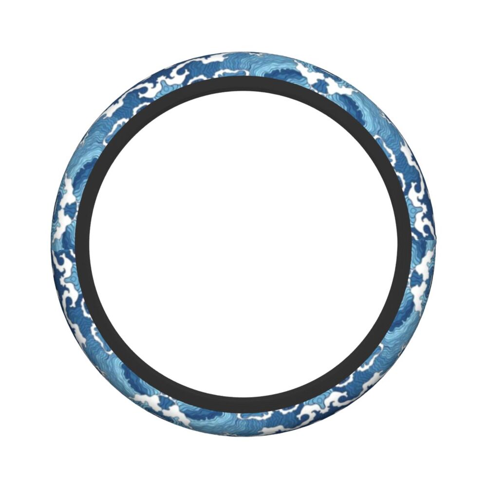 Demon Slayer Cool Waves Steering Wheel Cover – 15 Inch