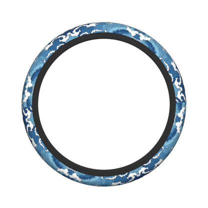 Demon Slayer Cool Waves Steering Wheel Cover – 15 Inch