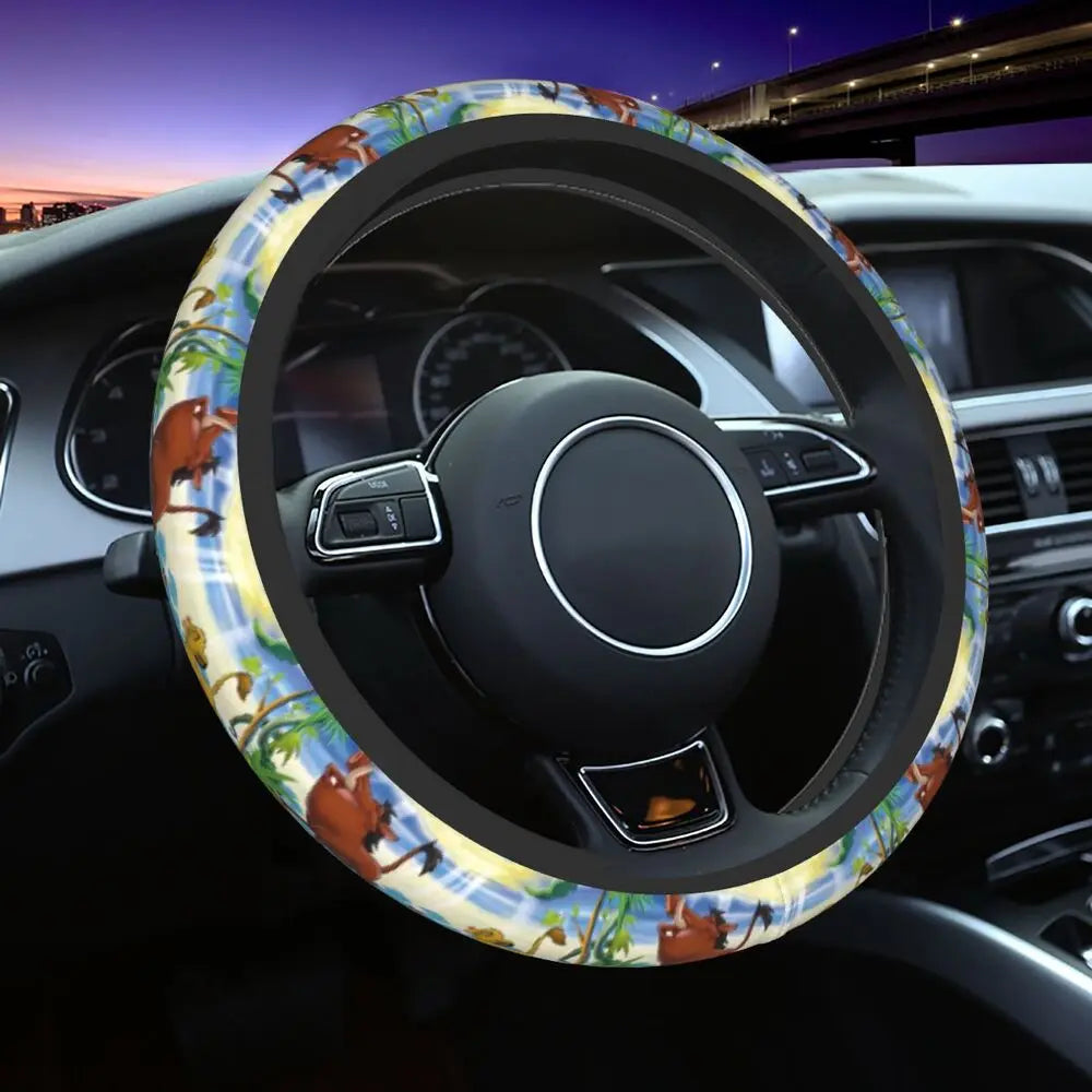 Simba & Nala Steering Wheel Cover