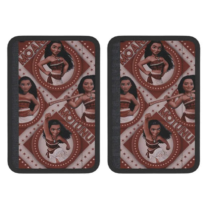 Custom Moana Cartoon Car Seat Belt Pads