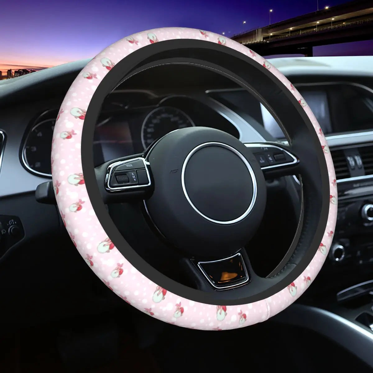 Kawaii Piglet Steering Wheel Cover 🐷