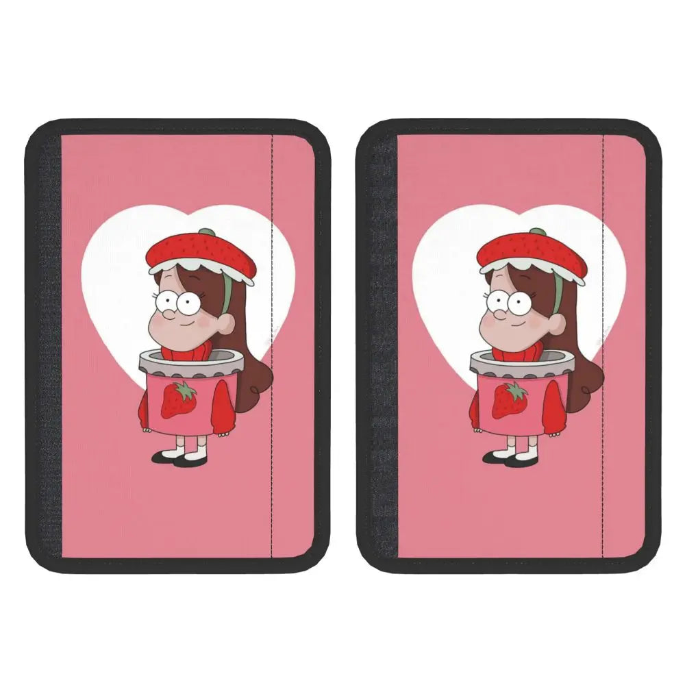 Custom Gravity Falls Anime Car Seat Belt Pads