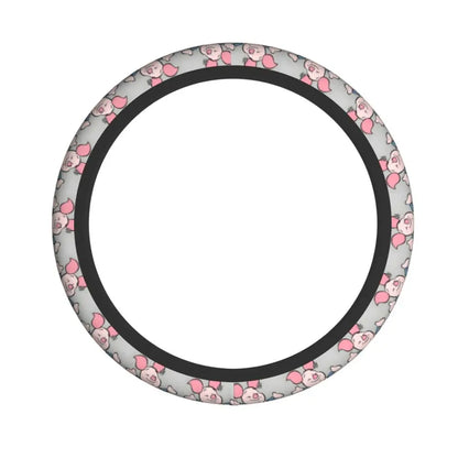 Kawaii Piglet Steering Wheel Cover 🐷