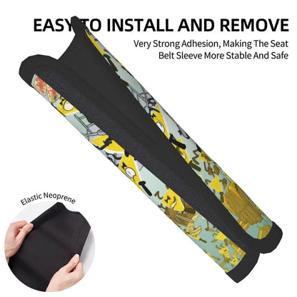 Custom Gravity Falls Anime Car Seat Belt Pads