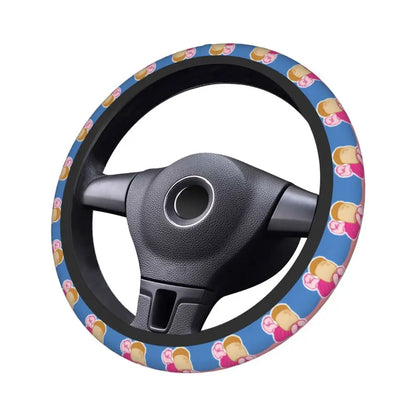 Kawaii Piglet Steering Wheel Cover 🐷