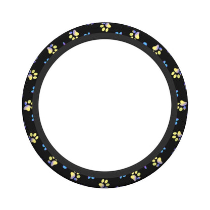 Galaxy Paw Prints Steering Wheel Cover