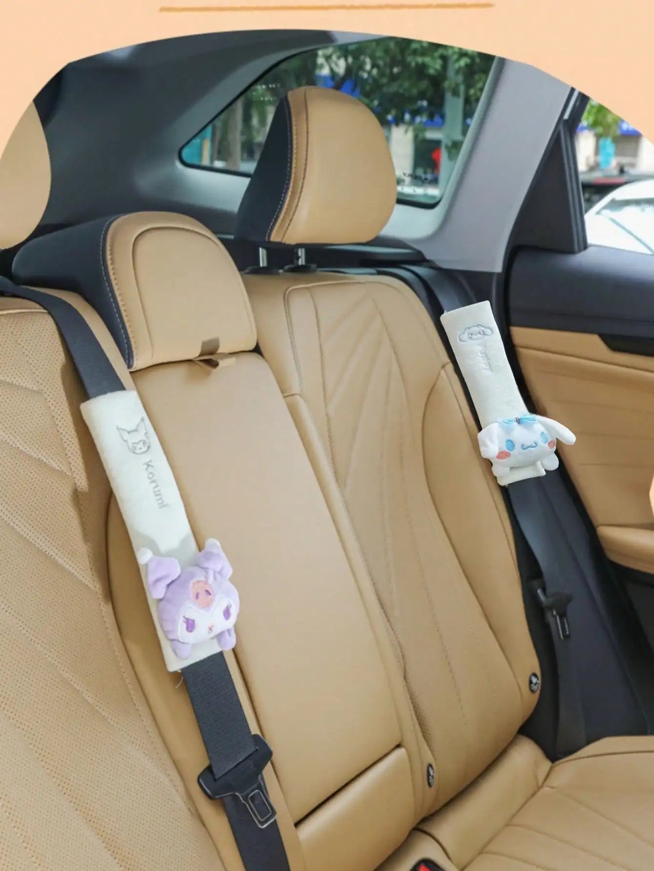 Kuromi & Cinnamoroll Neck Protector SeatBelt