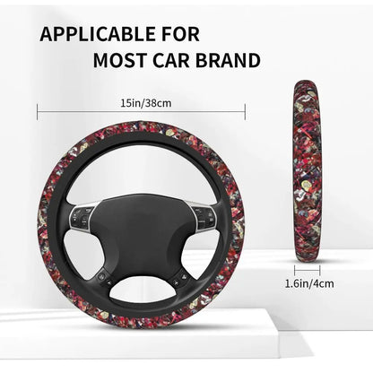 Deadpool & Wolverine Steering Wheel Cover 🖤