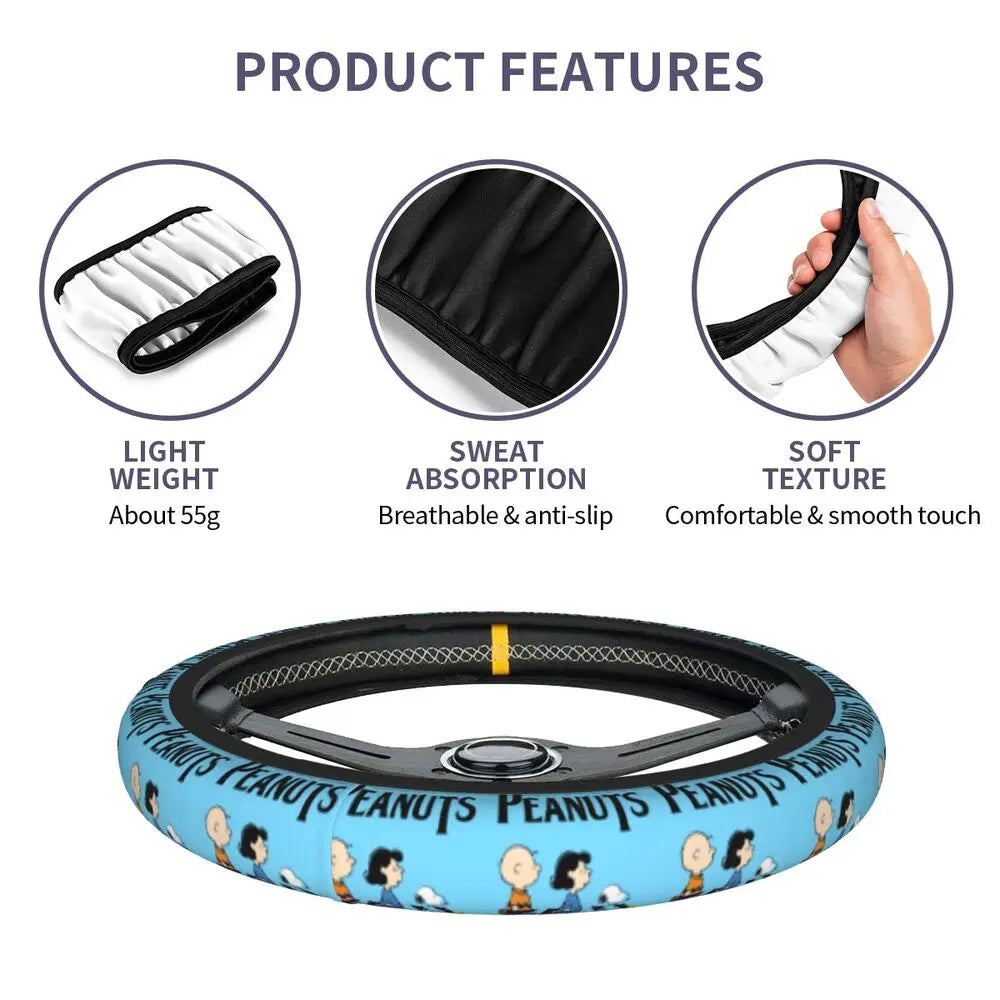 Snoopy Steering Wheel Cover 🐶