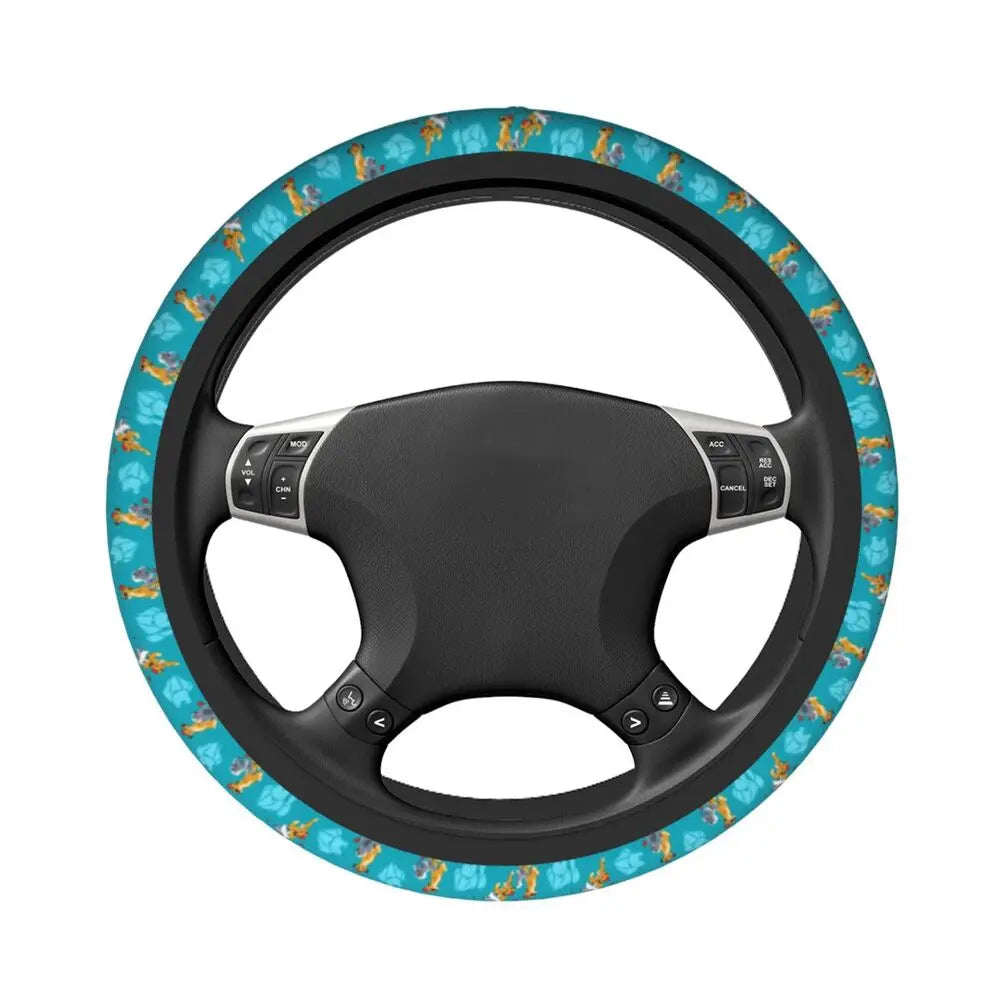 Simba & Nala Steering Wheel Cover