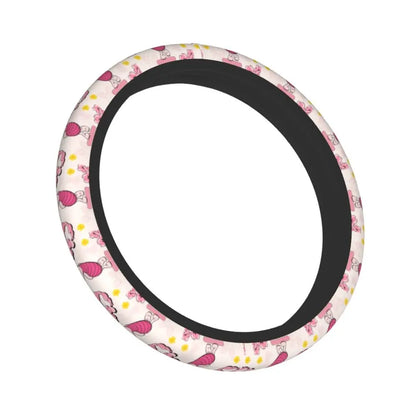 Kawaii Piglet Steering Wheel Cover 🐷