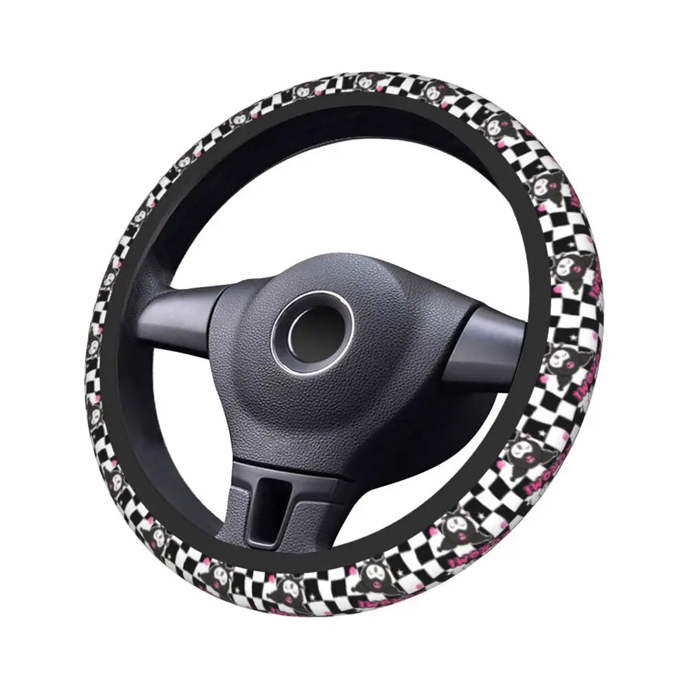 Kuromi Steering Wheel Cover 🖤