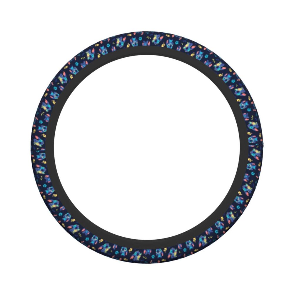 Stitch Cartoon Steering Wheel Cover 💙
