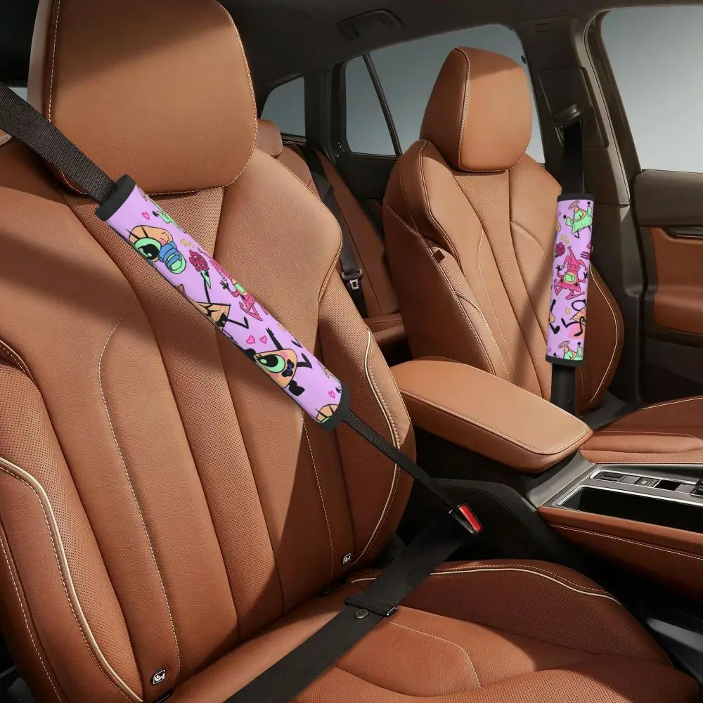 Custom Gravity Falls Anime Car Seat Belt Pads