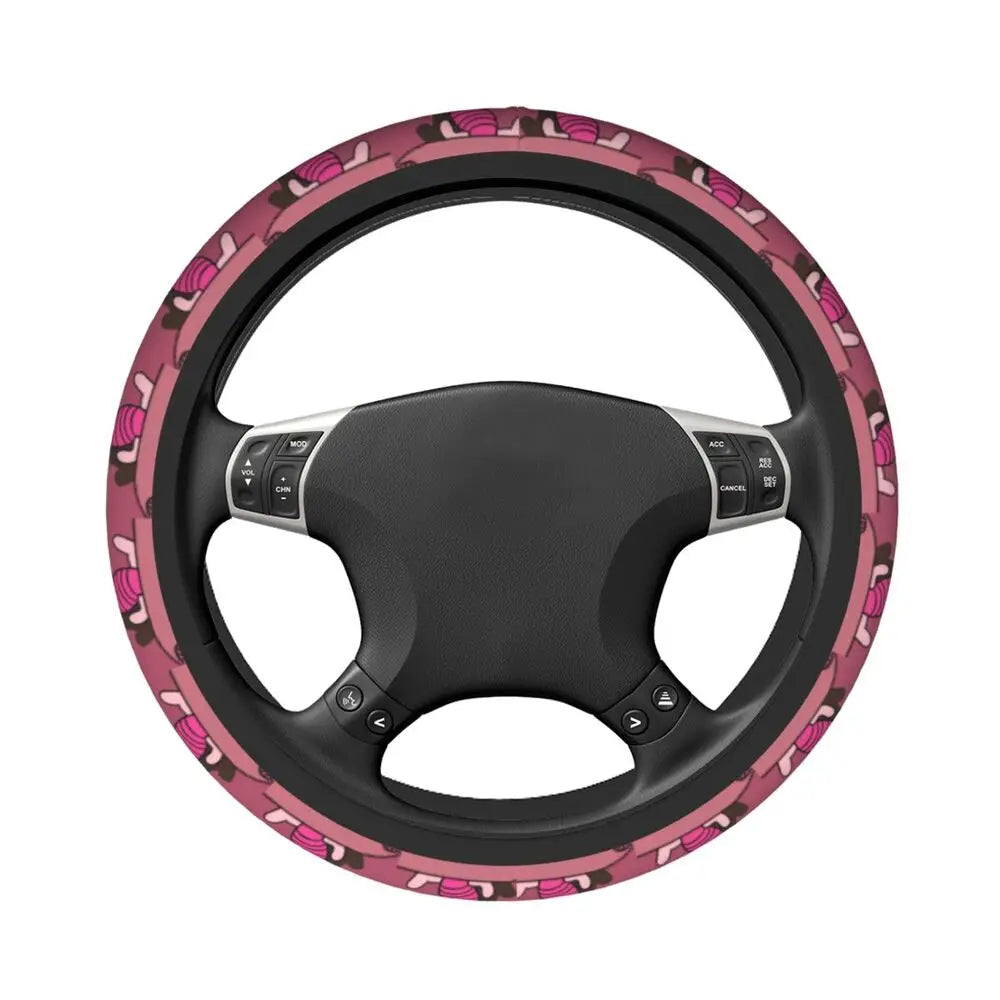 Kawaii Piglet Steering Wheel Cover 🐷