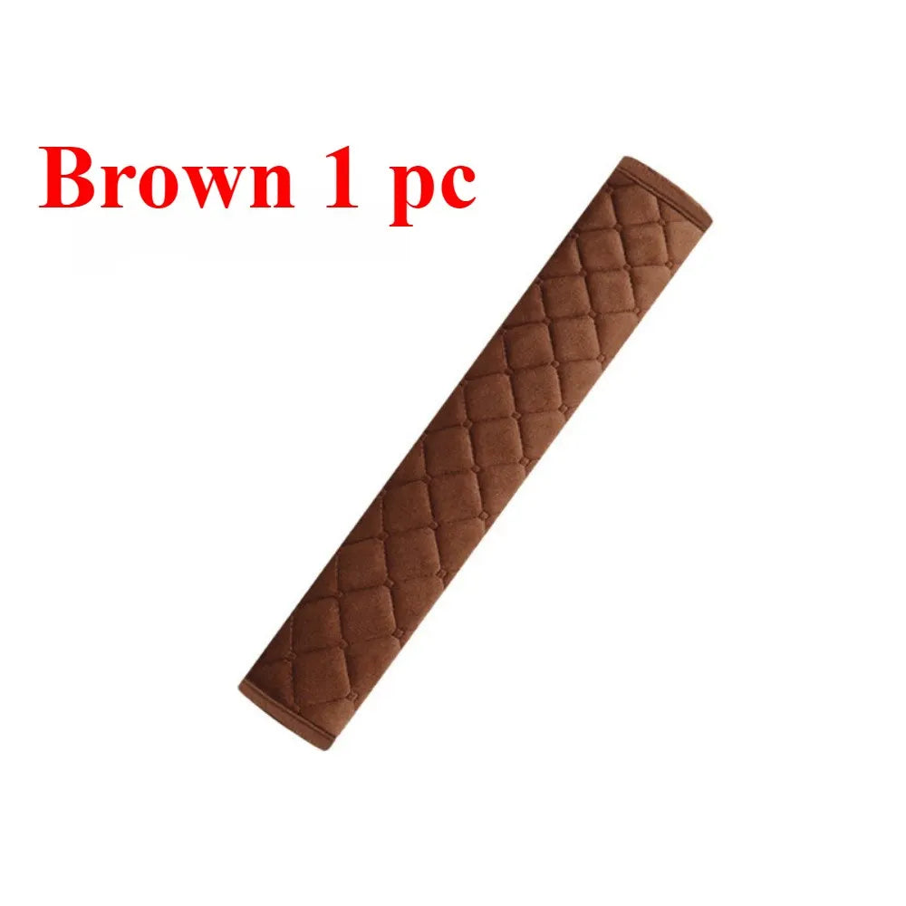 2Pcs Universal Car Seat Belt Cover – Soft Plush Shoulder Pads