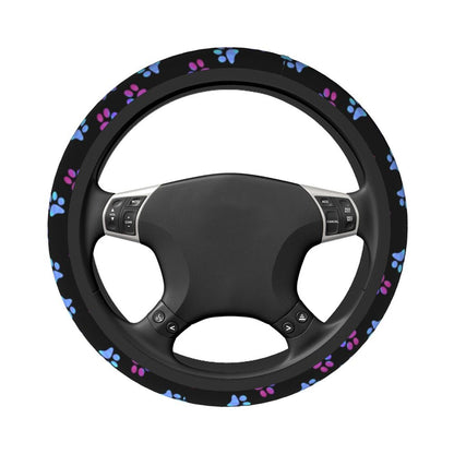Galaxy Paw Prints Steering Wheel Cover